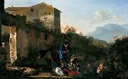 PYNACKER, Adam Landscape with Goatherd France oil painting artist